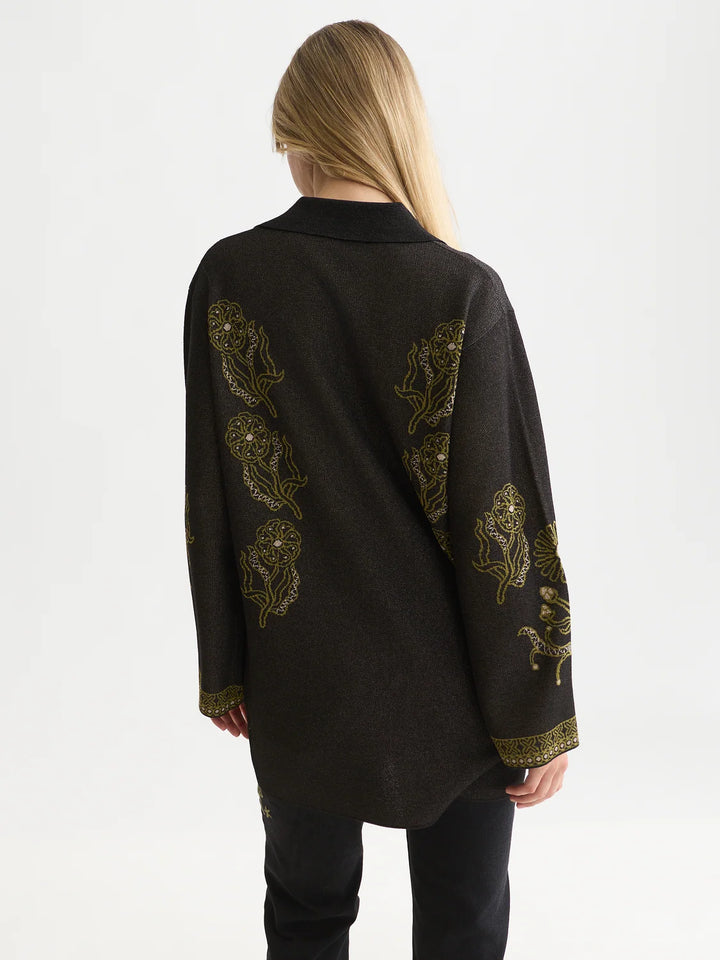 Jacquard Knitted Tunic - Meteorite