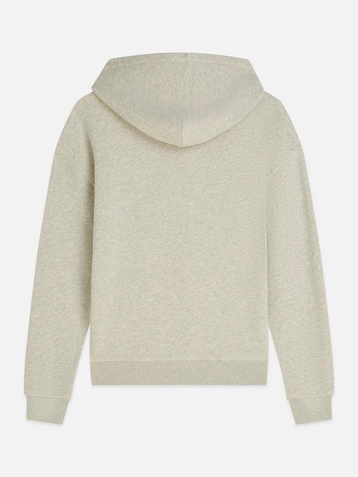 Basquiat Washed Artwork Relaxed-Fit Hoodie Oatmeal Melange