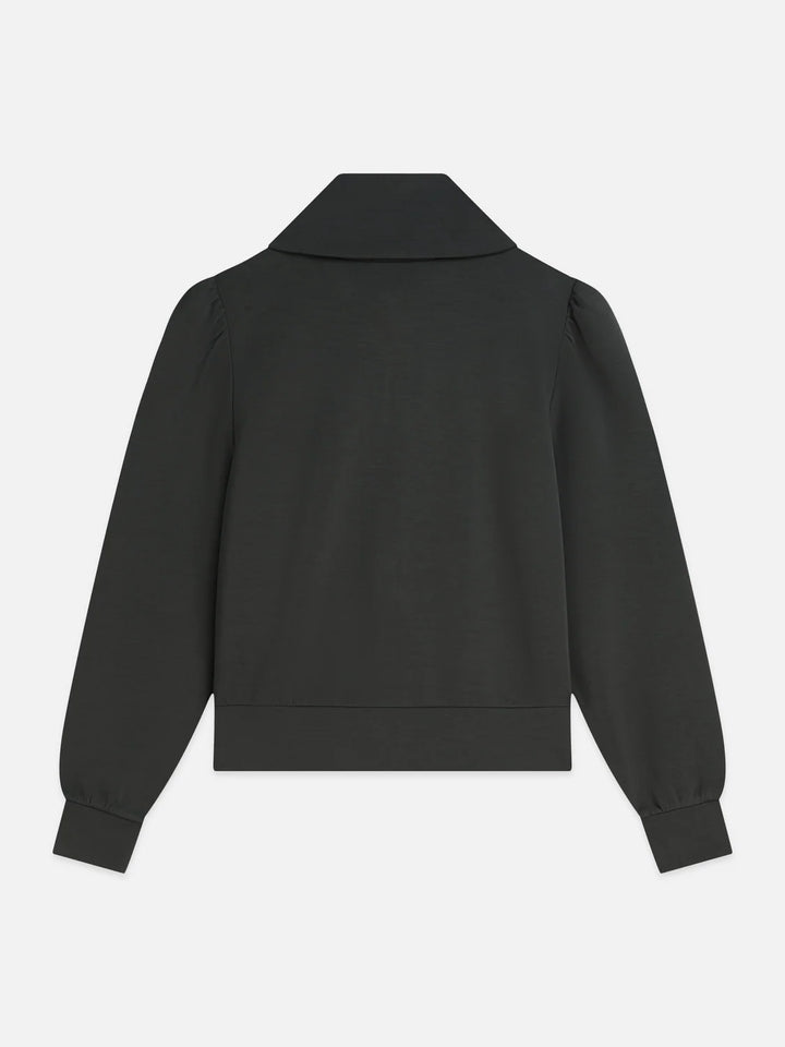 Zipped Modal Cardigan - Stonewash