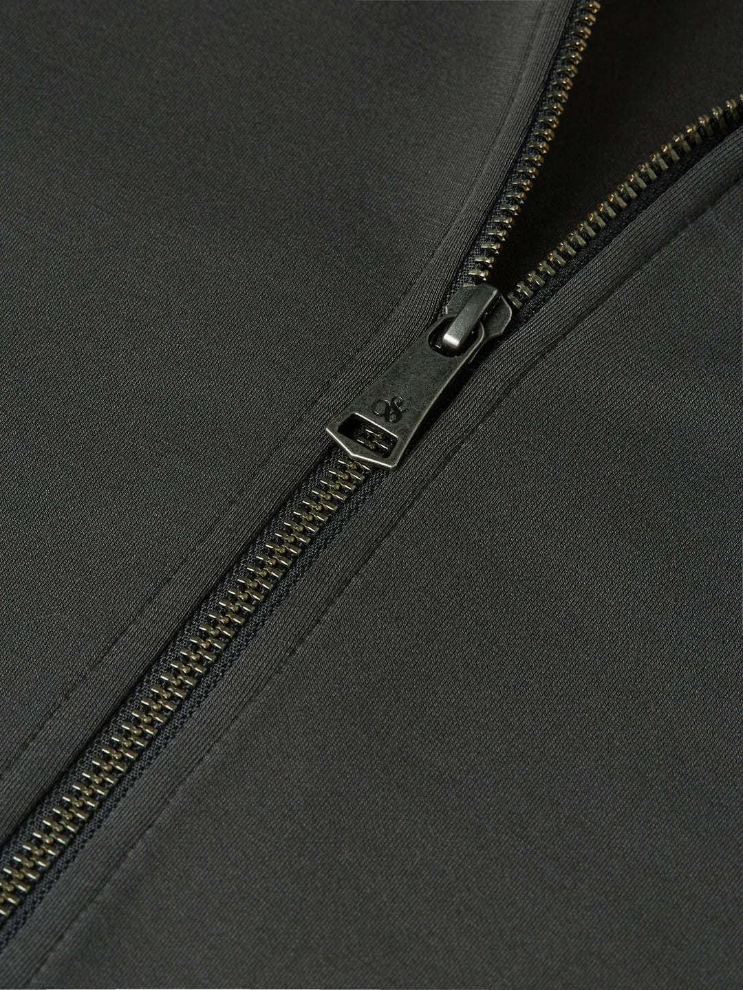 Zipped Modal Cardigan - Stonewash