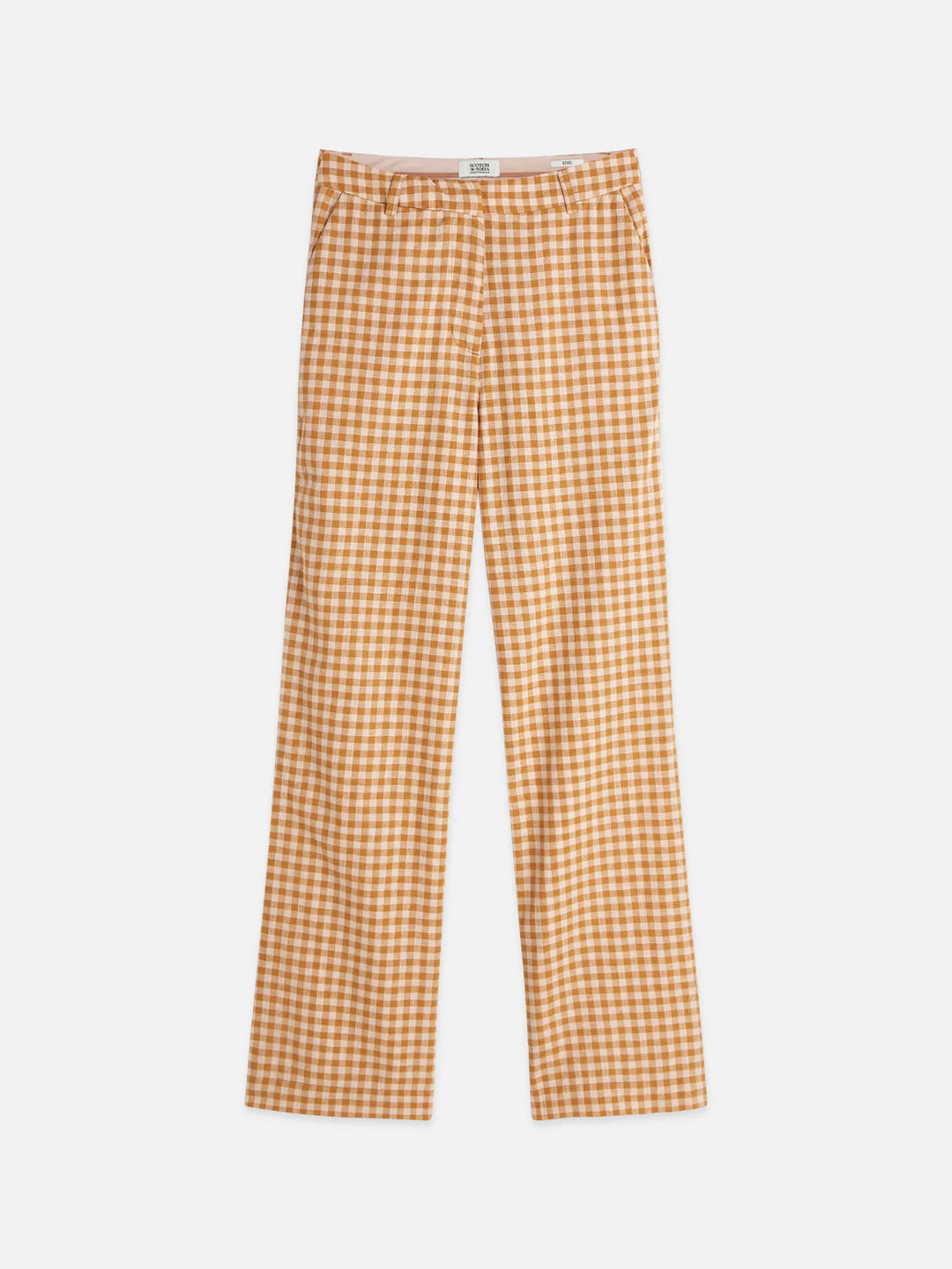 Edie - Linen Gingham High Rise Rose Dust ULH01352F