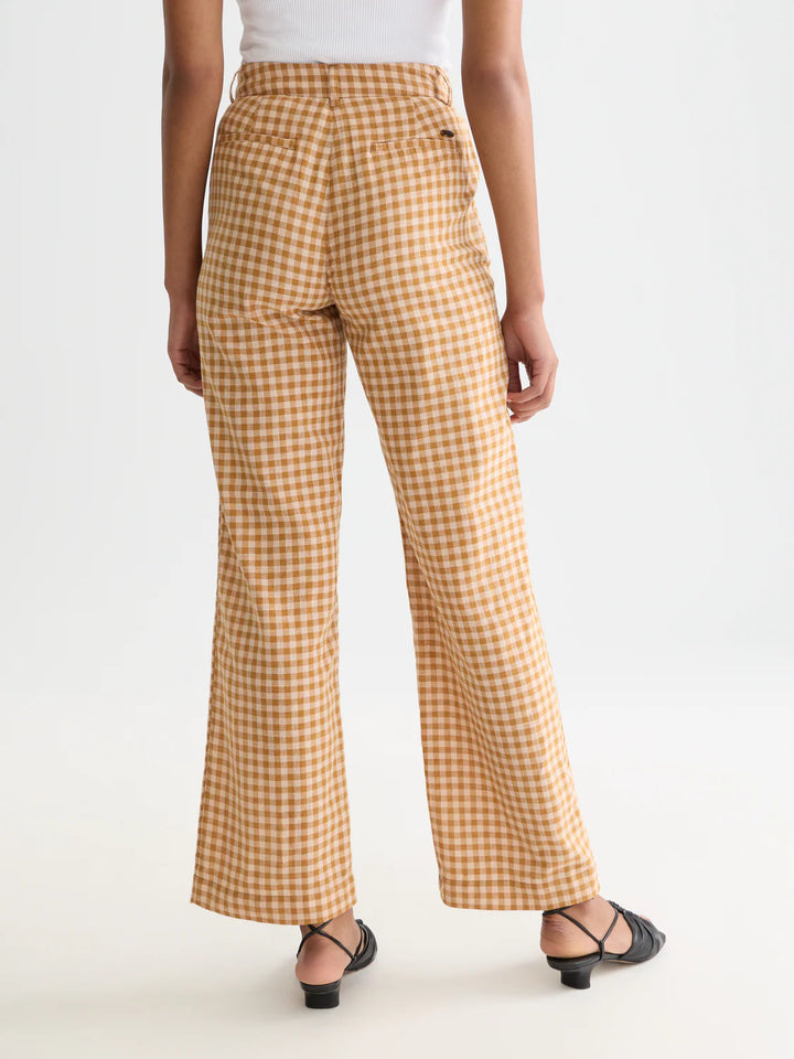 Edie - Linen Gingham High Rise Rose Dust ULH01352F