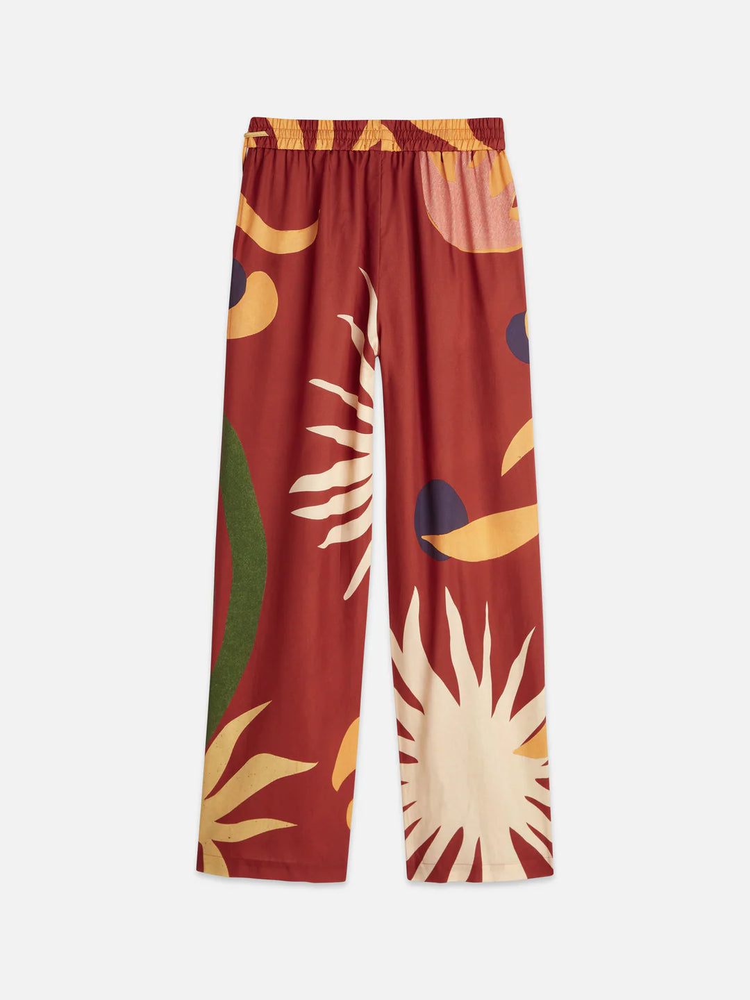 Gia - All Over Printed Pull On Desert Hawaiian Burnt Henna ULH01356F