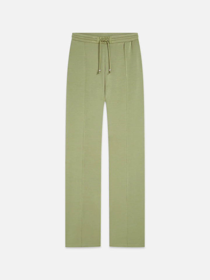 Tencel Pleated Sweatpants Oil Green