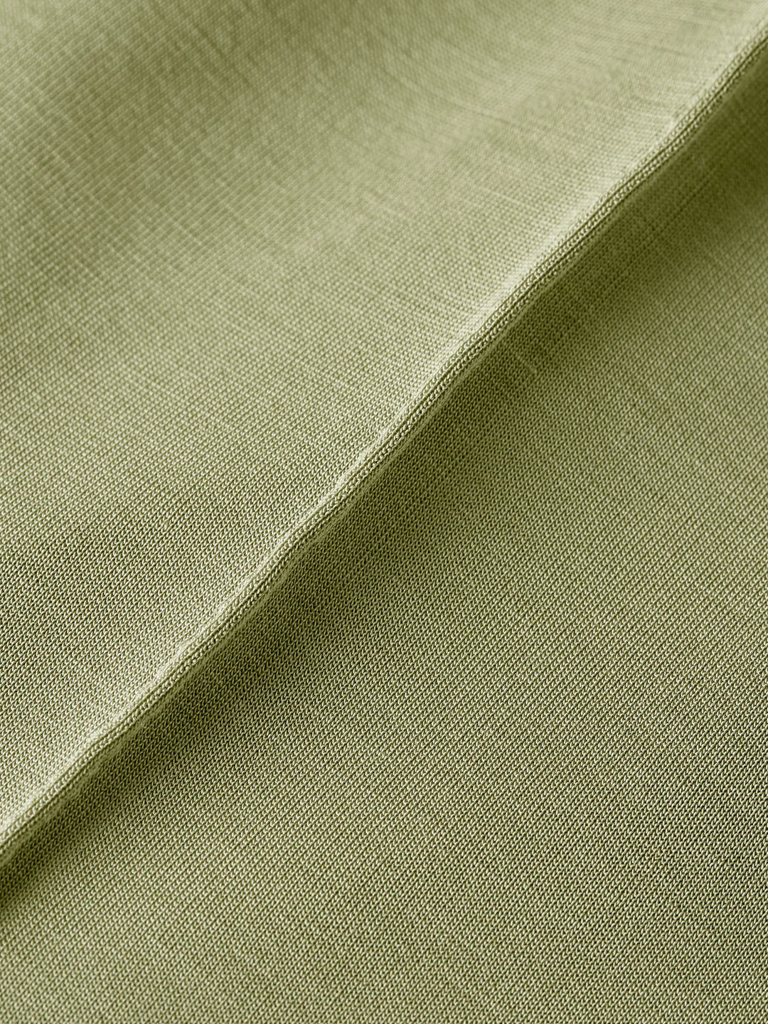 Tencel Pleated Sweatpants Oil Green