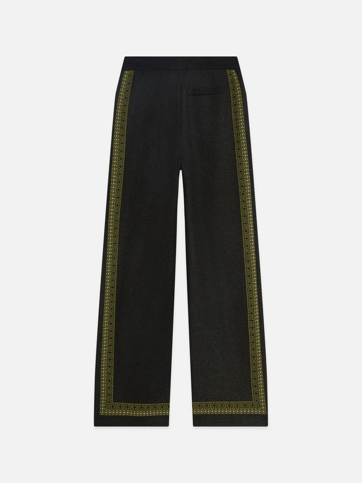 Jacquard Knitted Relaxed-Fit Pant - Meteorite