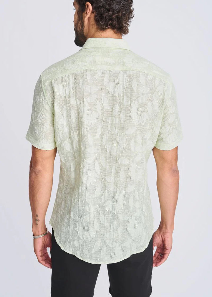 Cool Mint Lightweight Jacquard Short Sleeve Shirt PM-51000