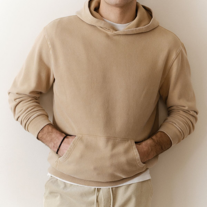 Relaxed Cloud 9 Fleece Hoodie Warm Sand