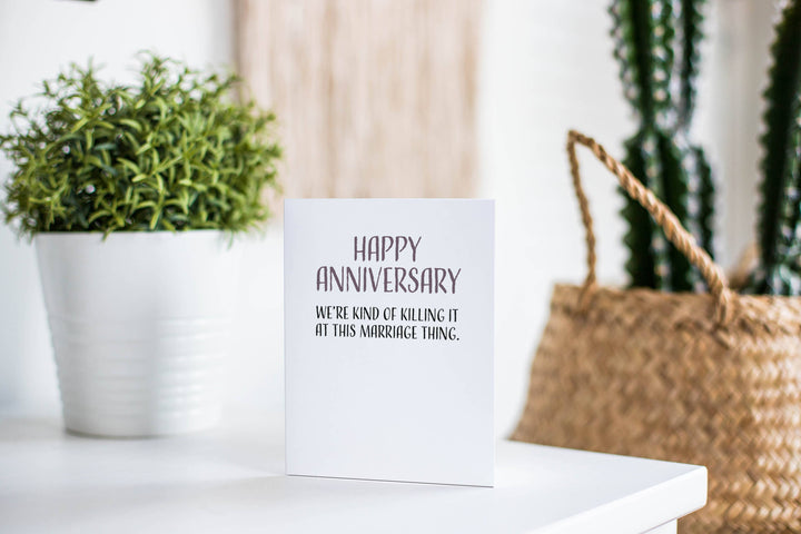 Anniversary Card •  Funny Anniversary Cards • LV004