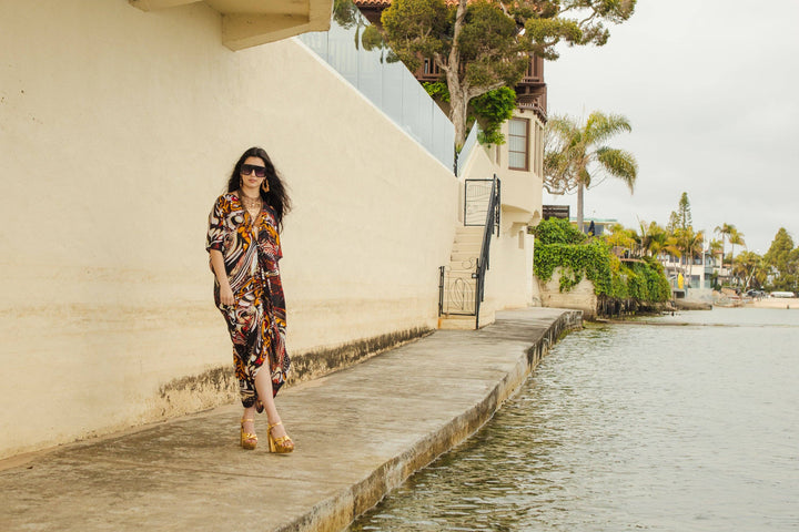 Actius Caftan in Rouge
