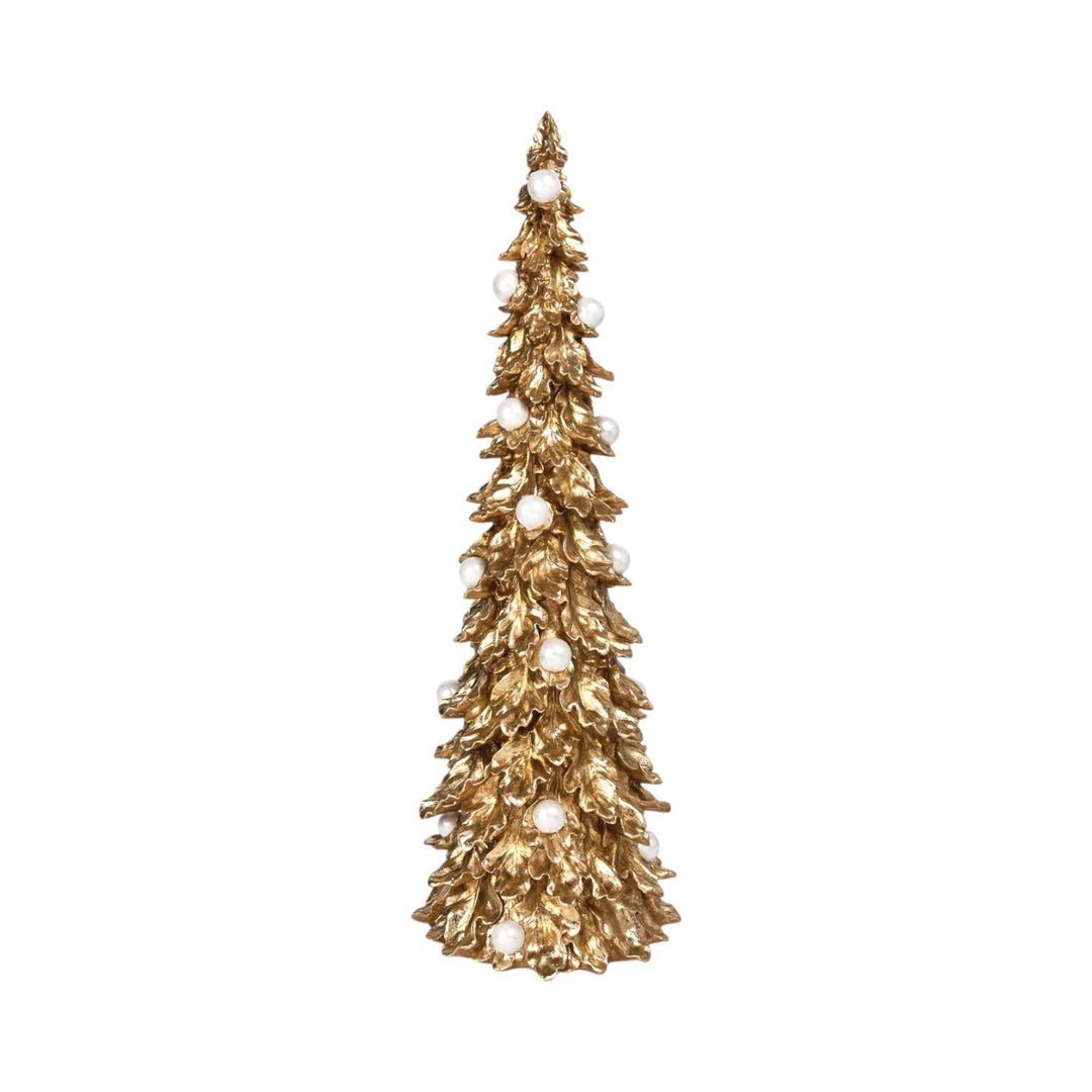 25in Gold Treew/White Pearls
