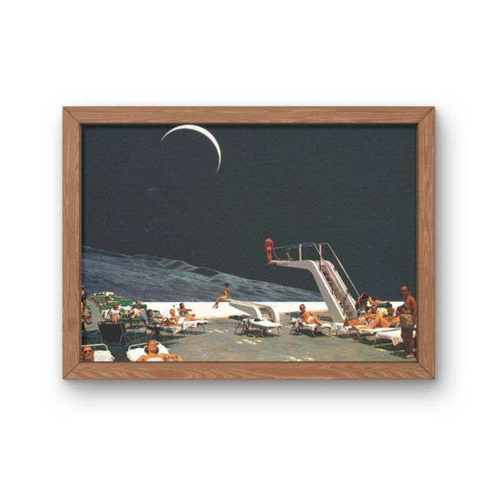 Surreal Retro Collage Art Print,Surreal Art, Retro Art, Vint