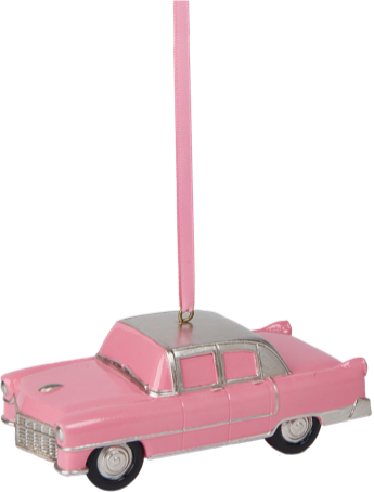 Pink Cadillac Car Orn