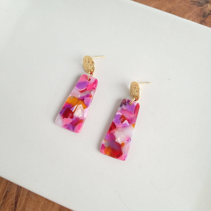 Mia Mini Earrings - Paradise Pink