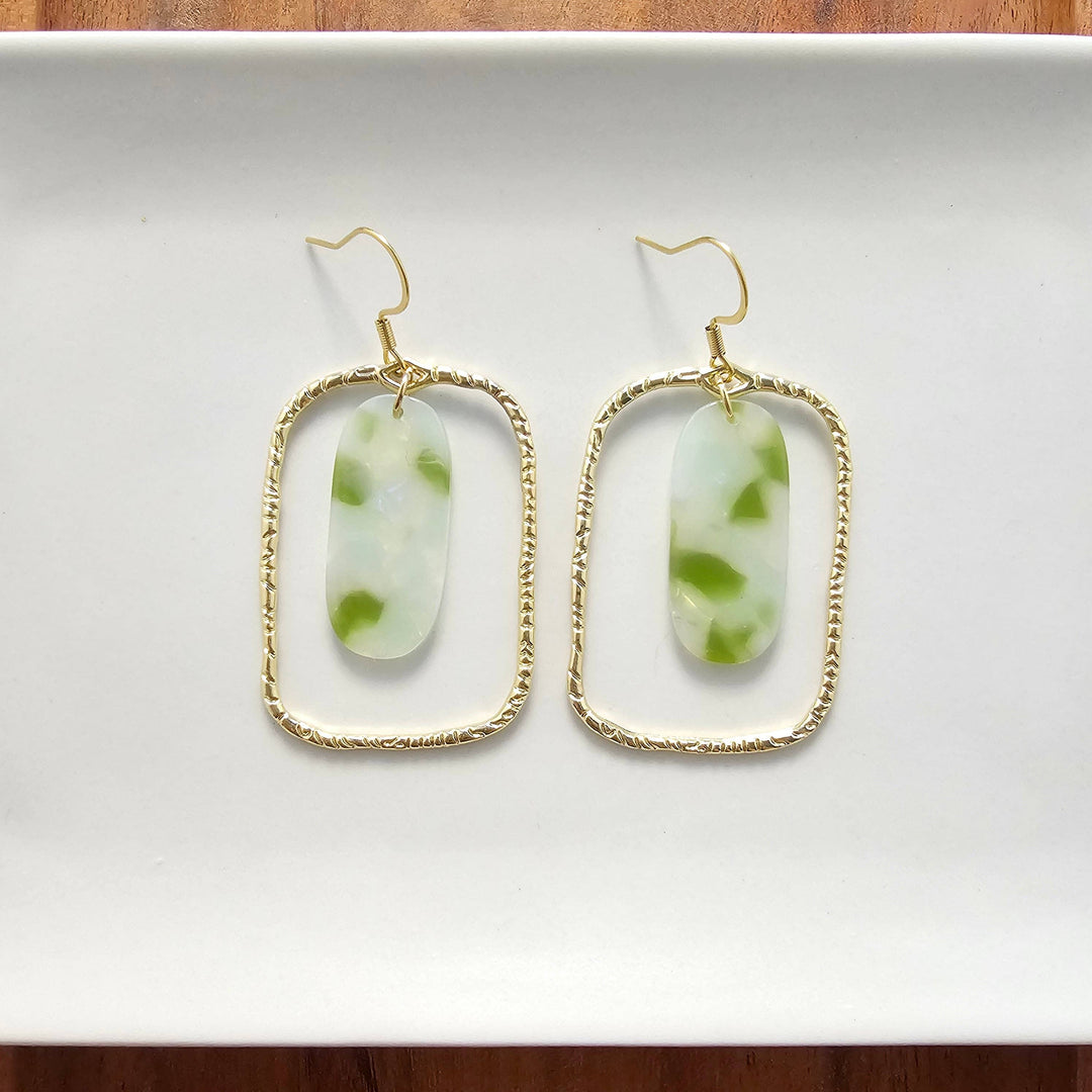 Madison Earrings - Pear Opal // Jewelry