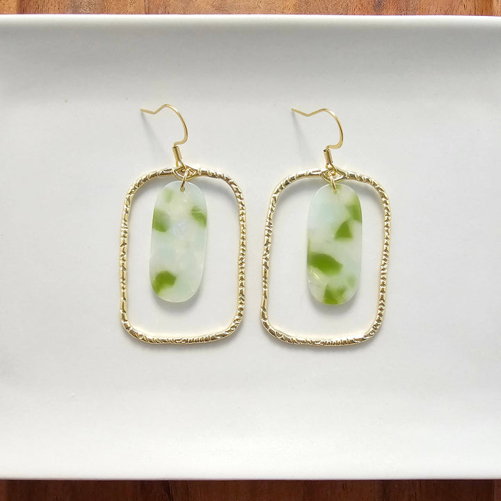 Madison Earrings - Pear Opal // Jewelry