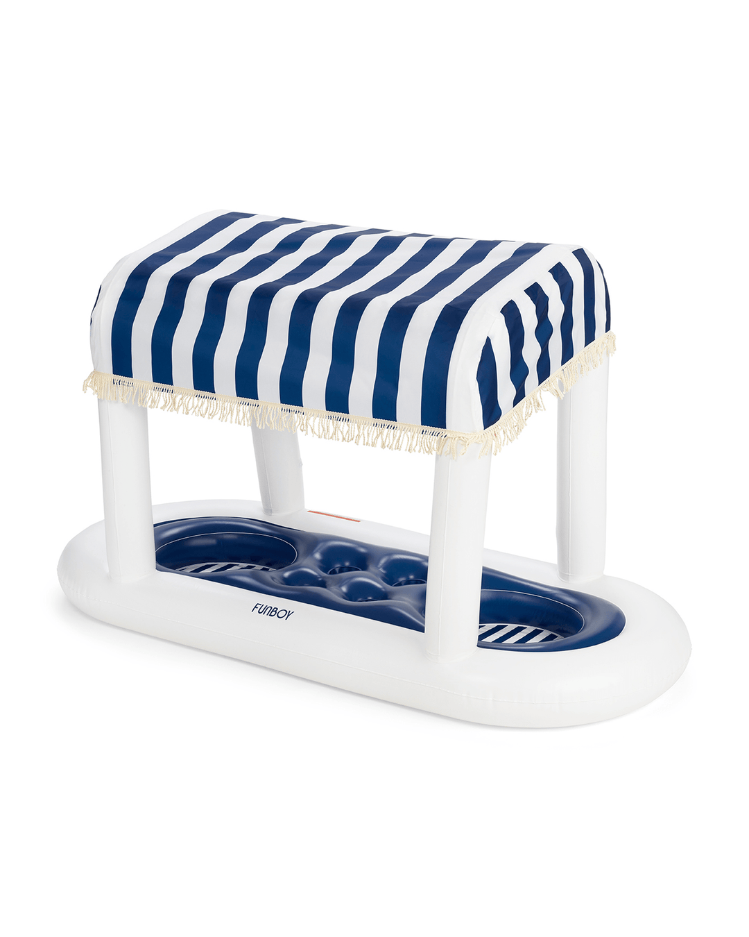 Floating Cabana Bar Navy Stripes