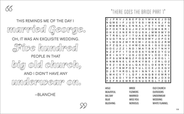 Golden Girls Word Search, Quips, Quotes and Coloring Book by Editors of Thunder Bay Press