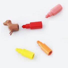 Rainbow Dachshund Markers