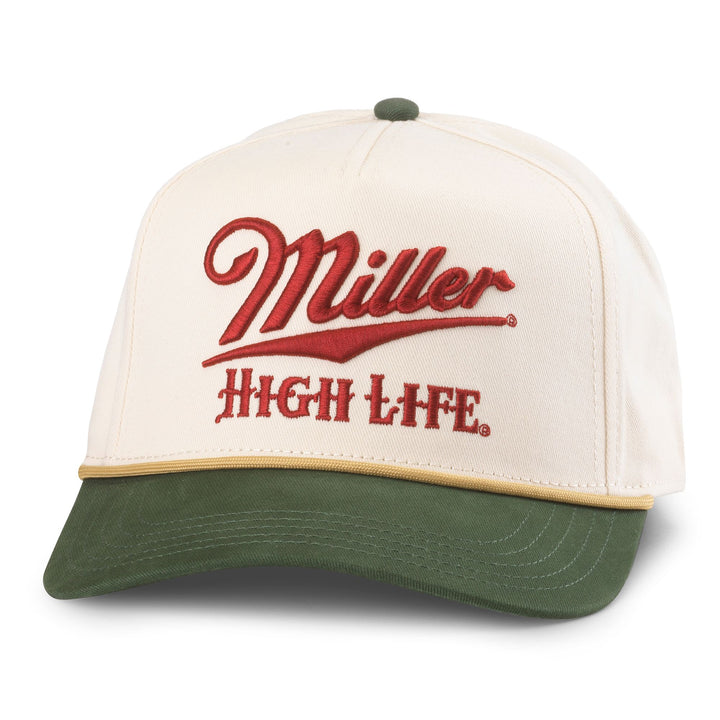 Miller Trucker Hat Scottie - Ivory/Dark Green