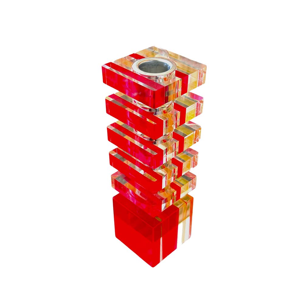 Combination Candleholder + Bud Vase Tower