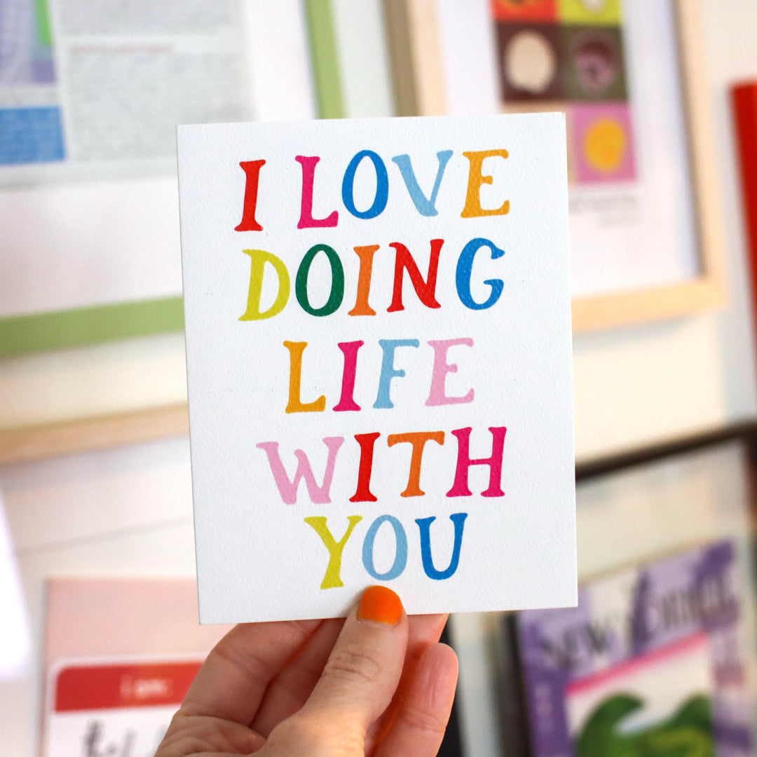 Life With You - Greeting Card