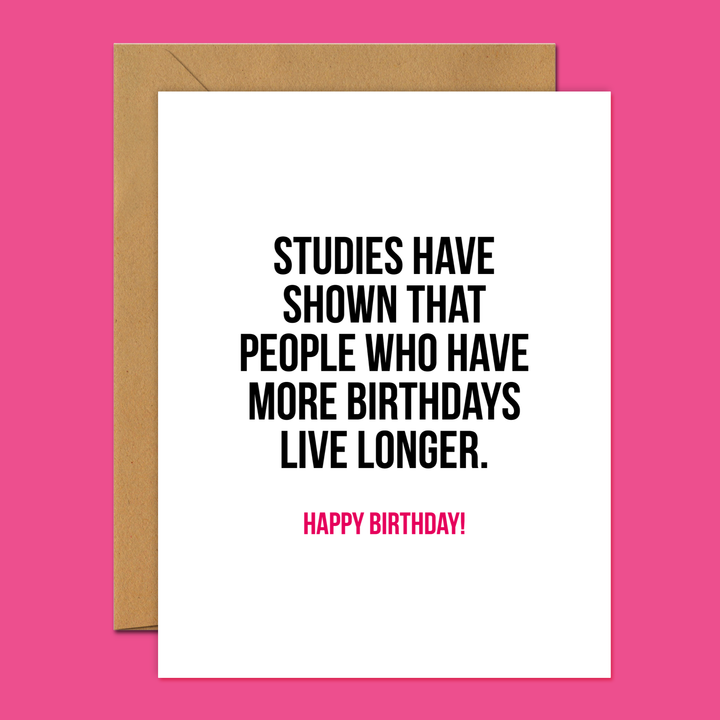 Funny Birthday Card Studies Have Shown