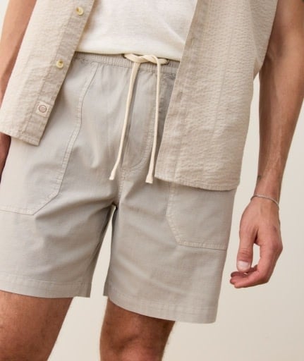 Ripstop Utility Short 7" Grey Taupe