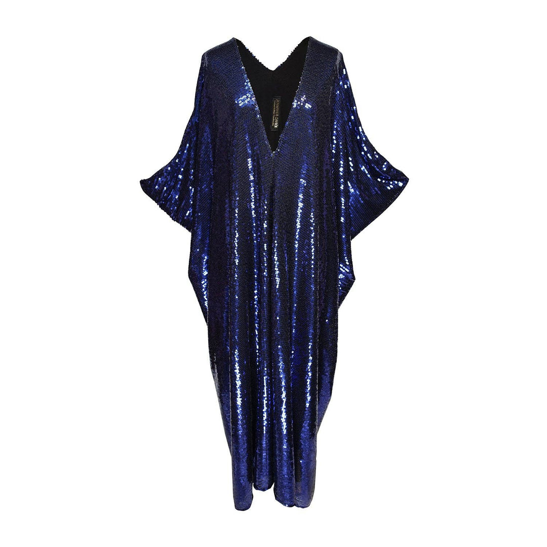 Night Sapphire Sequin Caftan