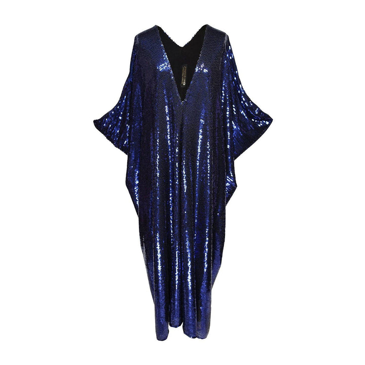 Night Sapphire Sequin Caftan