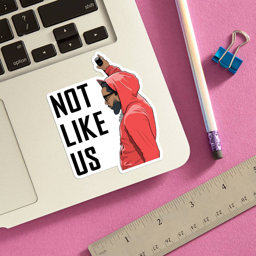 Kendrick Not Like Us Die Cut Sticker