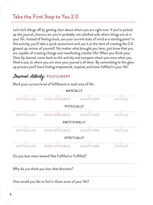 Glow Up Journal by Danielle Richardson