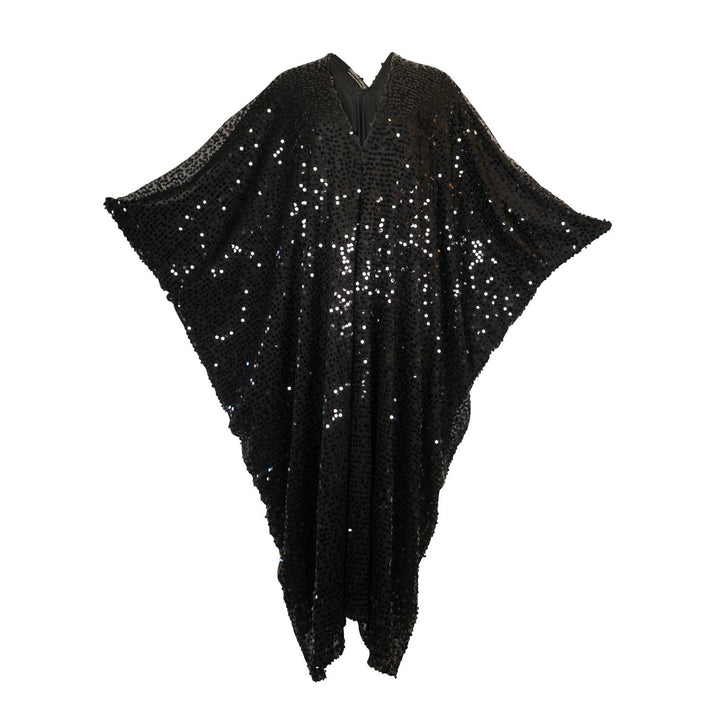 Black Sequin Caftan