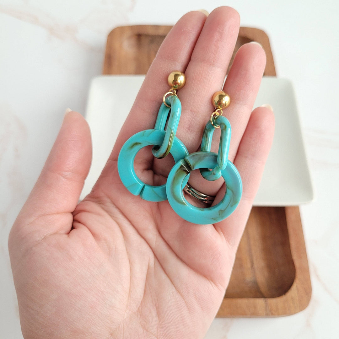 Cora Earrings - Turquoise // Jewelry