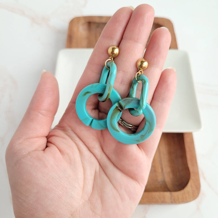 Cora Earrings - Turquoise // Jewelry