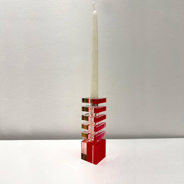 Combination Candleholder + Bud Vase Tower