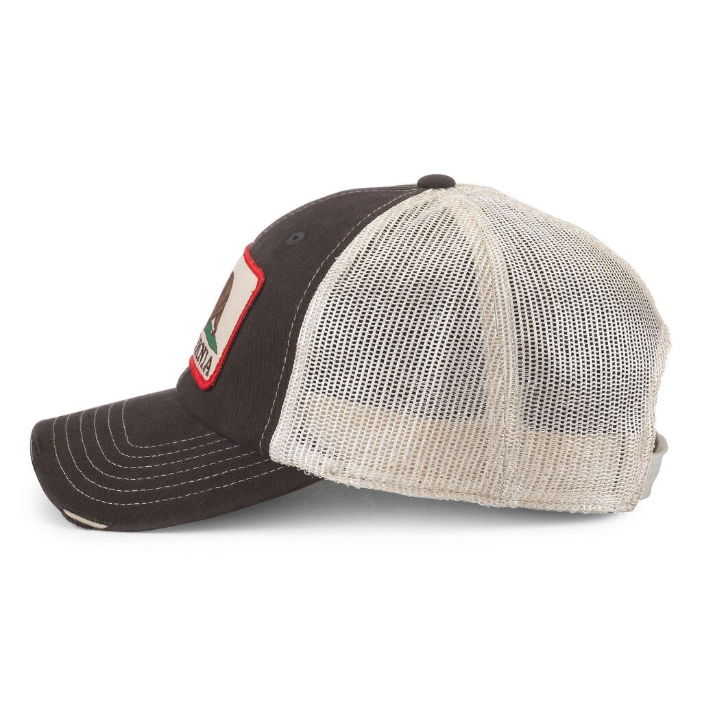 California Trucker Hat Orville - Black/Stone