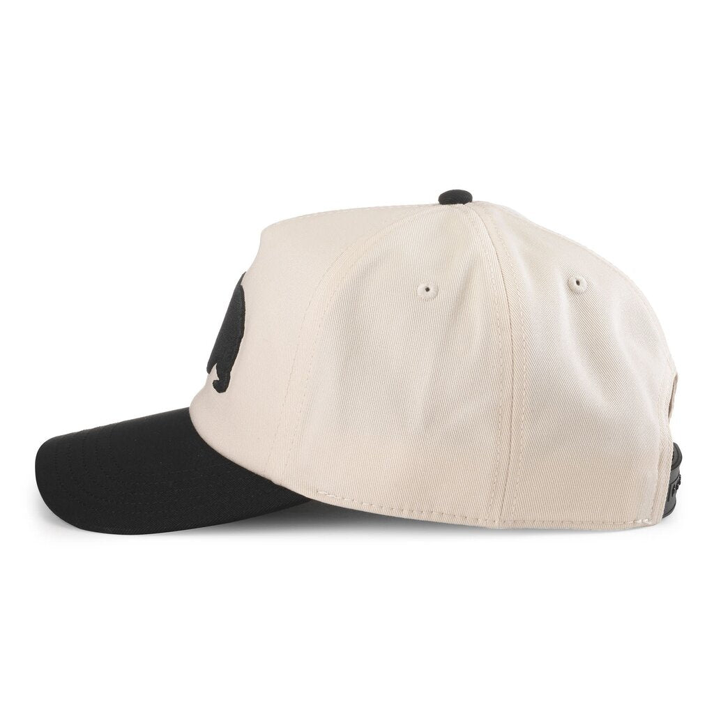 California Trucker Hat Roscoe - Ivory/Black