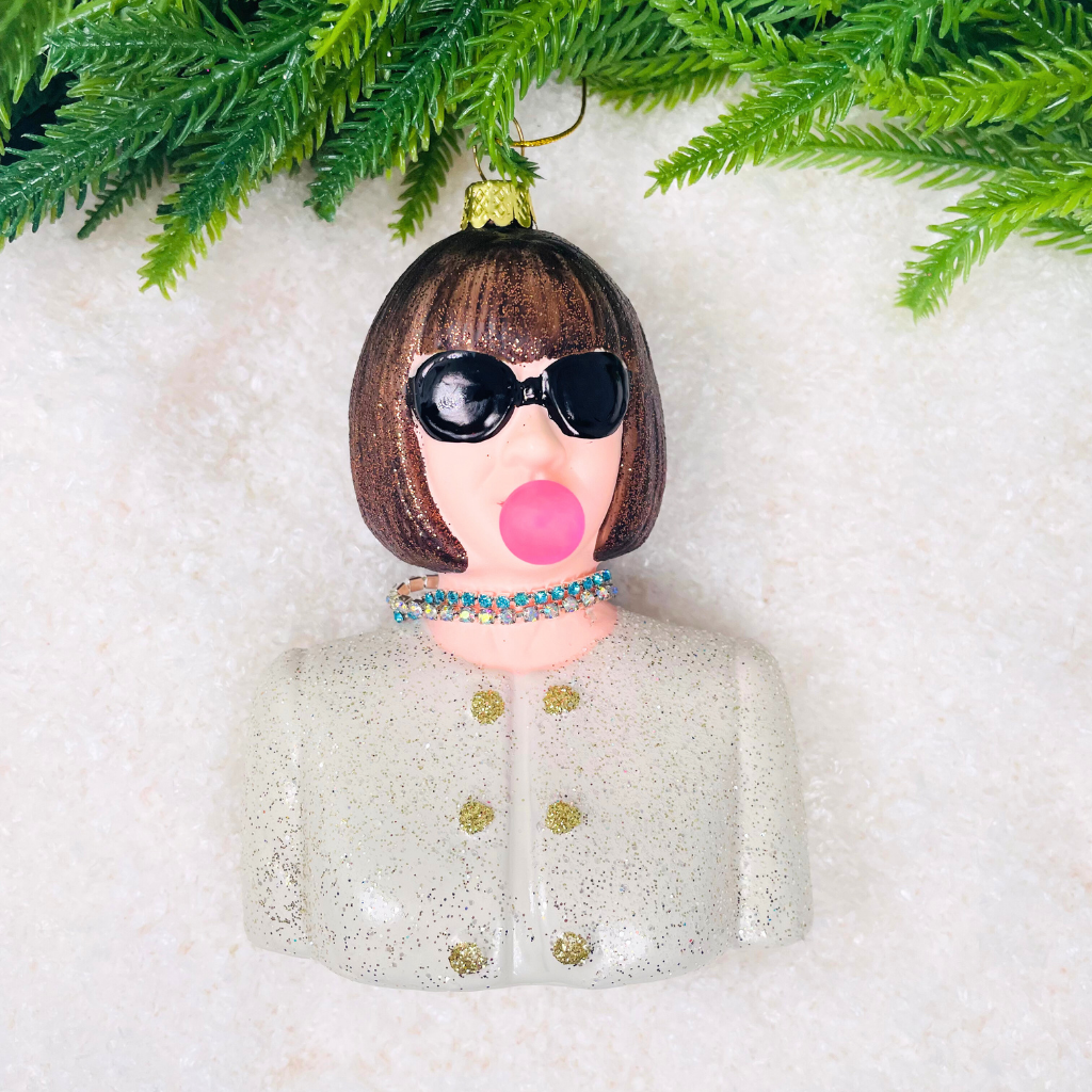 Anna Wintour With Bubble Ornament