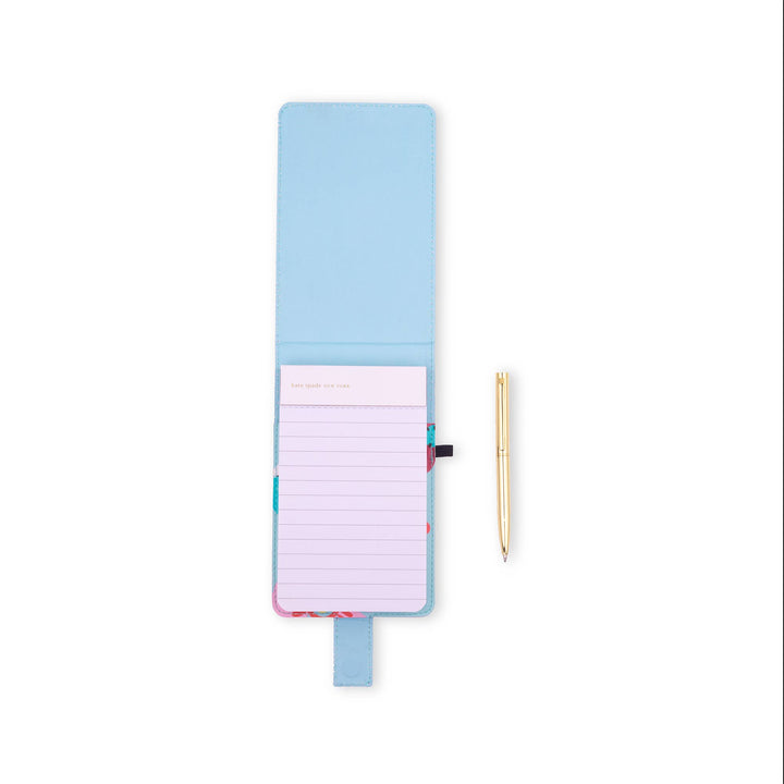 Kate Spade Jotter Notepad with Pen, Safari Floral