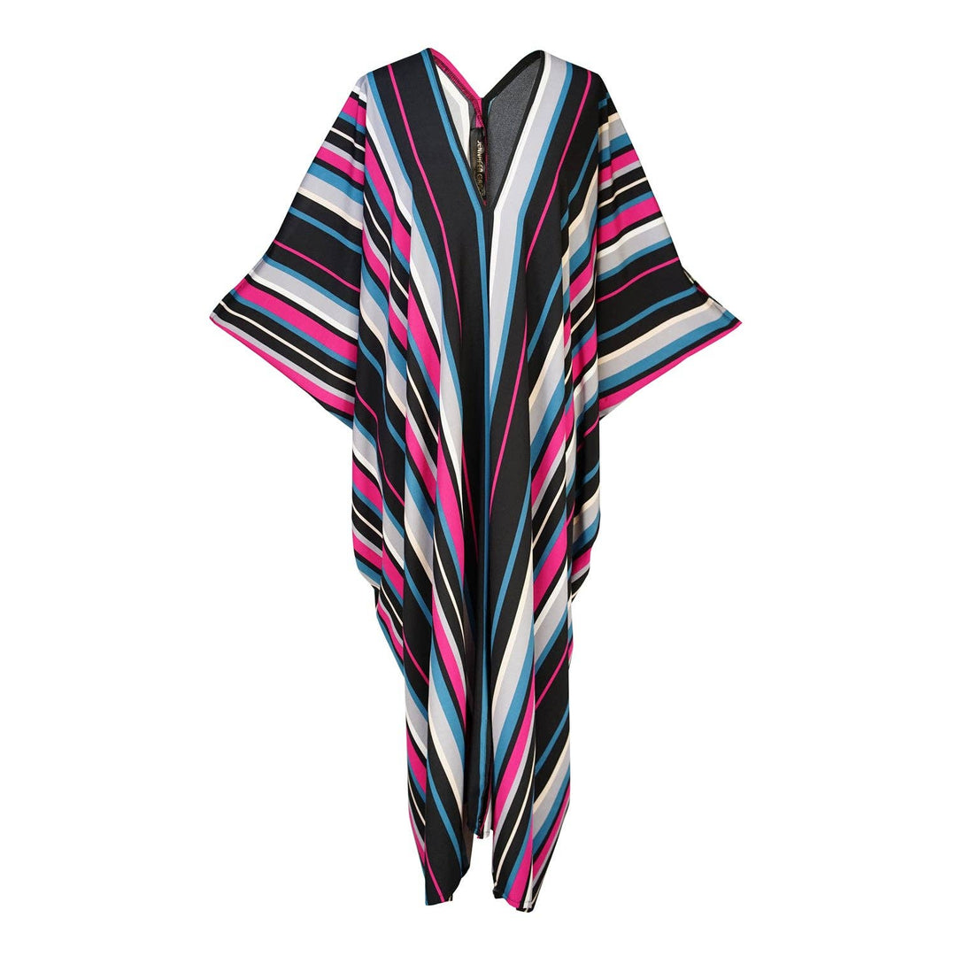 Raspberry Stripe Caftan
