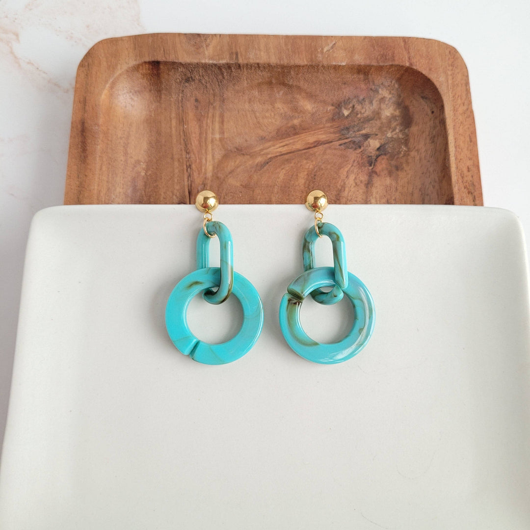 Cora Earrings - Turquoise // Jewelry