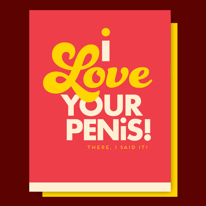 PENIS! love card