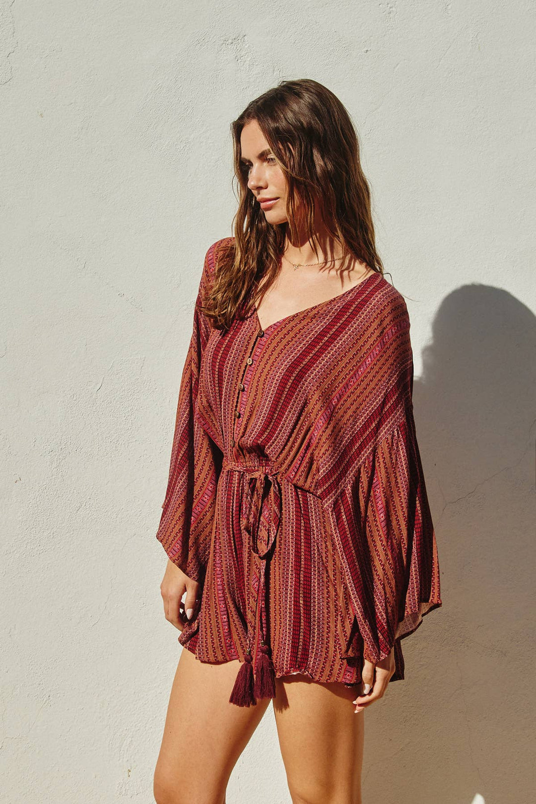 Pacifica Button-Up Romper