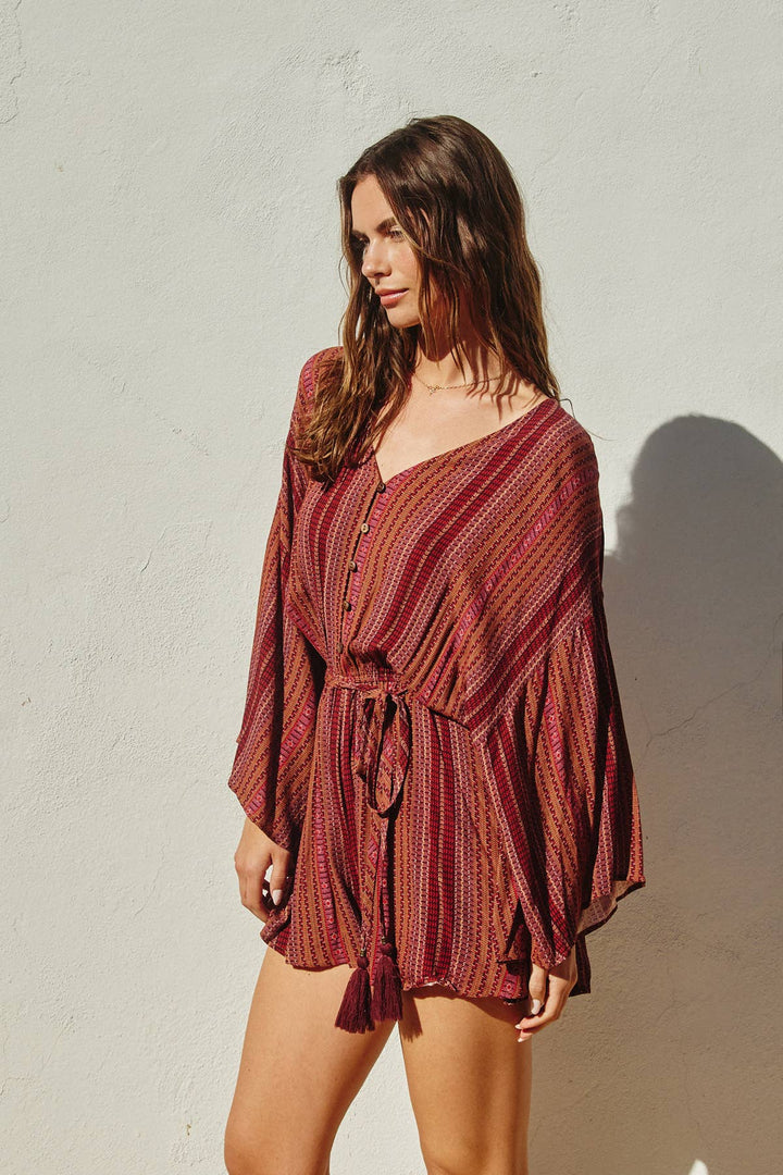 Pacifica Button-Up Romper