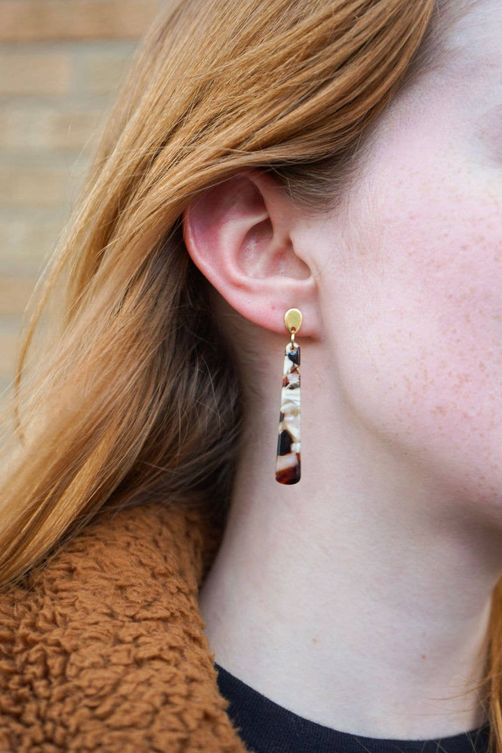 Blair Earrings - Chai Tea