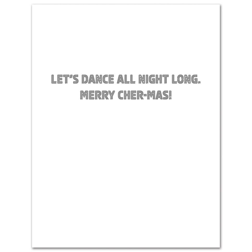 Pop Goddess Play a Christmas Song Happy Holidays Card
