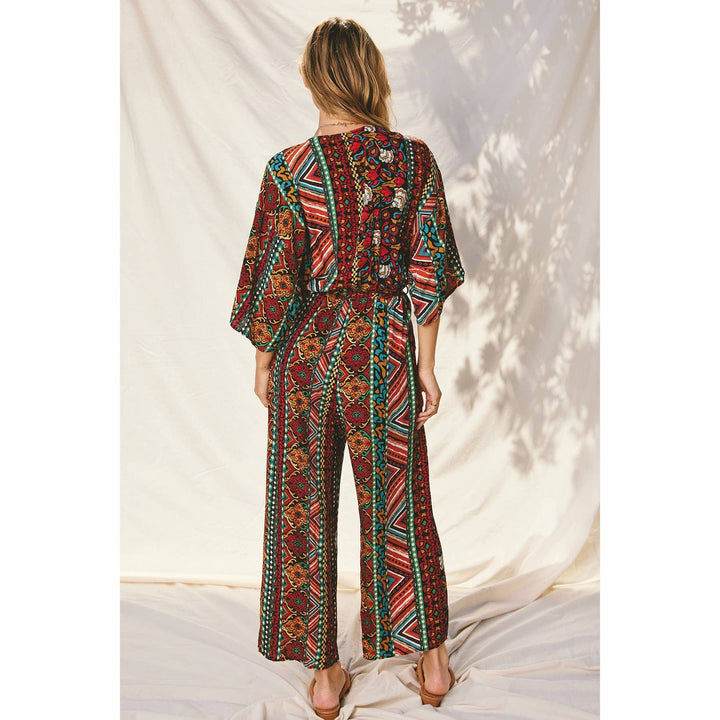 Arete Button Down Kimono Jumpsuit