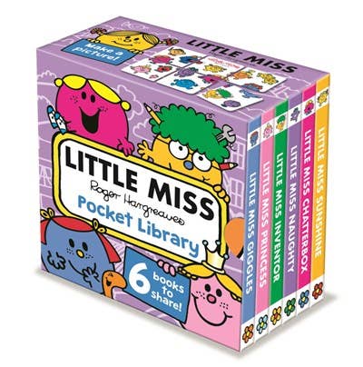 Little Miss: Pocket Library board book : Roger Hargreaves