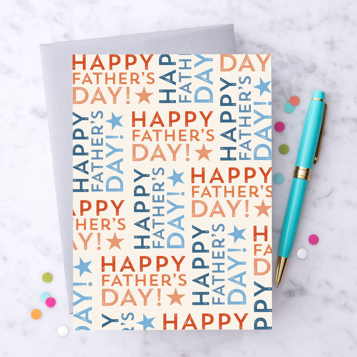 FD17 - Happy Father's Day Typography